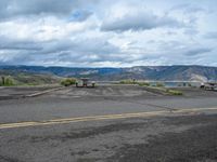 Colorado Road Landscape: Serene Lake Views