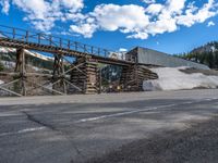 Colorado Road: Mountains, Forest, and Snow