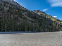 Colorado Road with Mountain Shadow