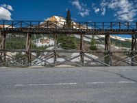 Colorado Road: Scenic Landscape of Mountains and Clouds