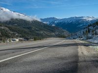 Colorado Road: Snowy Landscape