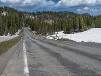 Colorado Road Snow Scenic Landscape