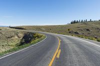 Colorado Road Through Landscape Mountains