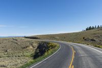 Colorado Road Through Landscape Mountains