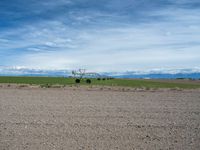 Colorado Rural Landscape: Gravel Road Leading into Nature