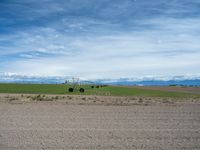 Colorado Rural Landscape: Gravel Road Leading into Nature