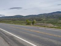 Colorado Rural Landscape: Road Through the Mountains