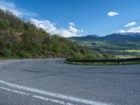 Colorado Rural Road with a View of Pikes Peak