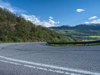 Colorado Rural Road with a View of Pikes Peak