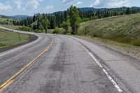 Scenic Road in Colorado, USA