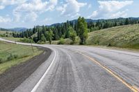 Scenic Road in Colorado, USA