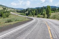 Scenic Road in Colorado, USA