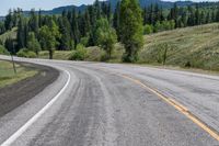 Scenic Road in Colorado, USA