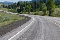 Scenic Road in Colorado, USA