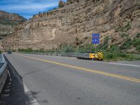 Colorado, USA Landscape: Asphalt Road