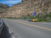 Colorado, USA Landscape: Asphalt Road