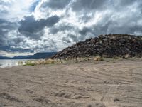 Colorado USA Landscape: Open Space Beach and Lake