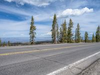 Colorado, USA: A Scenic Landscape Road with Clouds