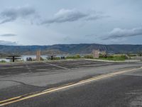 Colorado, USA Landscape: Road by the Lake