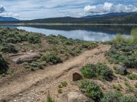 Mountain Lake Landscape in Colorado, USA