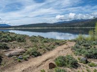 Mountain Lake Landscape in Colorado, USA