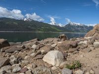 Scenic View: Mountain and Lake in Colorado, USA