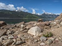 Scenic View: Mountain and Lake in Colorado, USA