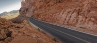 Colorado, USA: Road Through Landscape 001