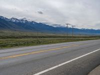 Rural Landscape Road in Colorado, USA