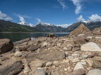 Scenic Landscape in Colorado, USA: Lake and Mountains