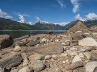 Scenic Landscape in Colorado, USA: Lake and Mountains