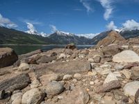 Scenic Landscape in Colorado, USA: Lake and Mountains