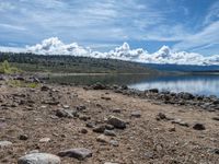 Scenic Landscape in Colorado, USA: Majestic Mountains and Crystal Clear Lake