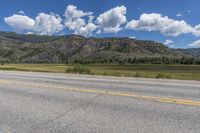 Scenic Road in Colorado, USA: Winding Through Lowland Plains