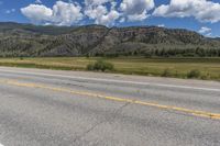 Scenic Road in Colorado, USA: Winding Through Lowland Plains