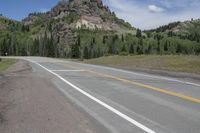 Colorado USA Scenic Road: Mountain Forest