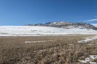 Colorado Winter Day: Denver Mountain Landscape