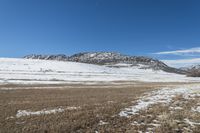 Colorado Winter Day: Denver Mountain Landscape