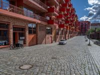 Colorful Courtyards with Brick Walls: Urban Design in Berlin