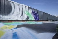 Colorful Graffiti Murals in Berlin Art