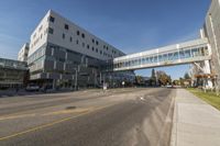 this is an image of a commercial building in canada, seen from the street view