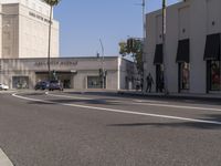 this is an image of a commercial street corner in the city of la jolla