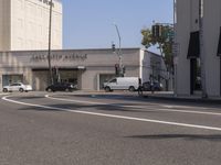 this is an image of a commercial street corner in the city of la jolla