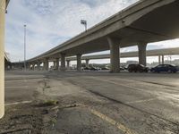 Concrete Bridge on Highway in Chicago, Illinois (002)