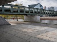 Concrete Bridge in Urban Space, Berlin, Europe 002