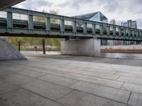 Concrete Bridge in Urban Space, Berlin, Europe 004