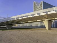 Concrete Bridge in Zaragoza: Connecting the Financial District