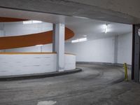 Concrete Flooring in a Parking Garage