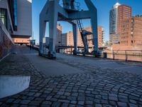 Concrete Jetty in Hamburg, Germany