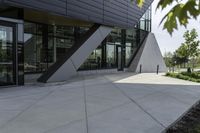 Concrete Office Building in Toronto: Daytime View